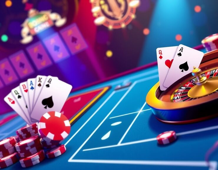 Slot game selection interface on mentol slot